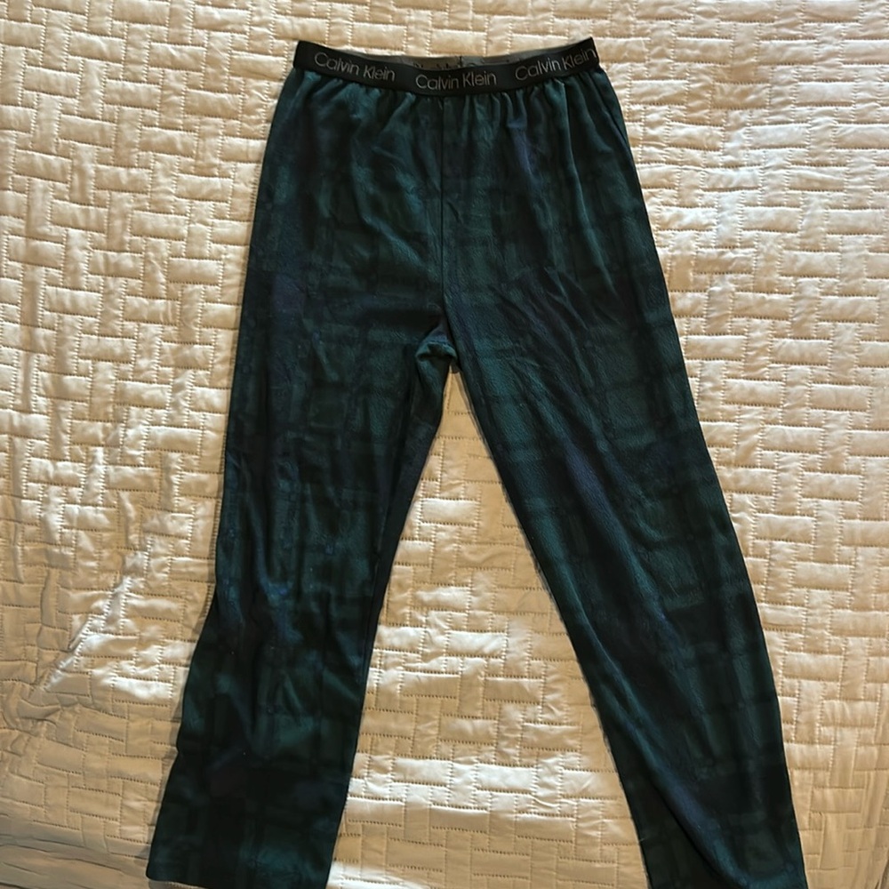 Calvin Klein size youth medium flannel pajama pants